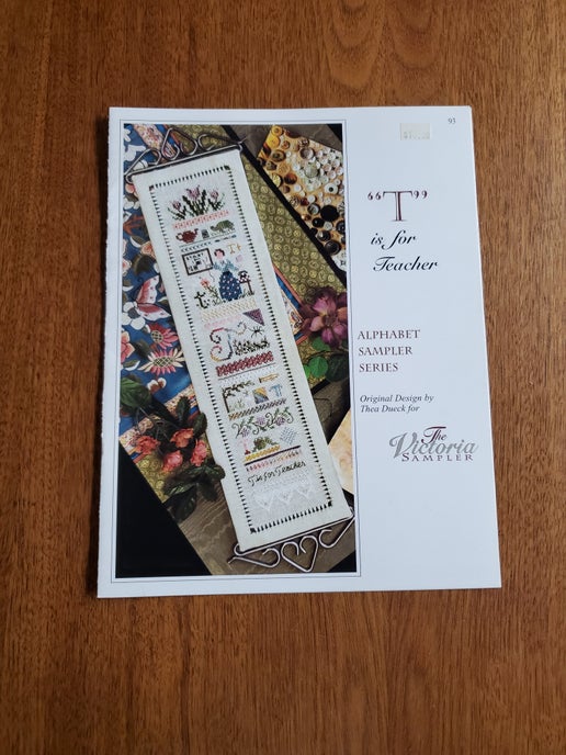 The Victoria Sampler - T is for Teacher (with embellishment pack)