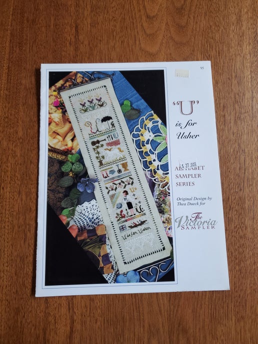 The Victoria Sampler - U is for Usher (with embellishment pack)