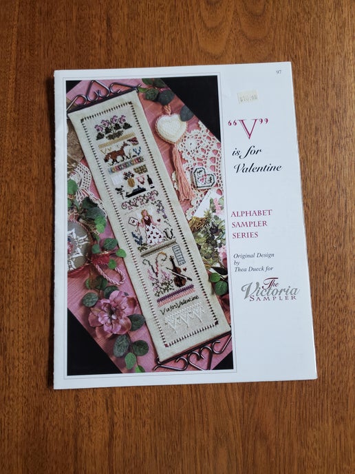 The Victoria Sampler - V is for Valentine (with embellishment pack)