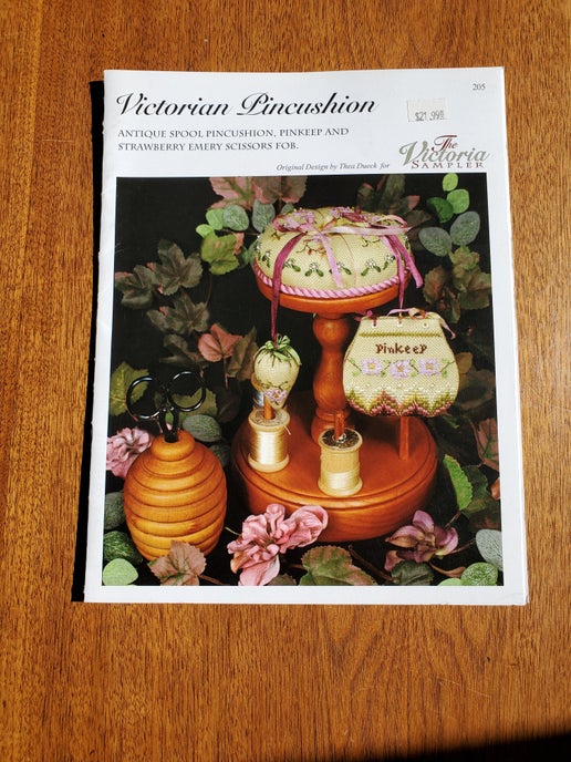 The Victoria Sampler - Victorian Pincushion (with embellishment pack)