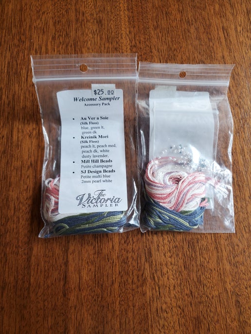 The Victoria Sampler - Welcome Sampler Embellishment pack