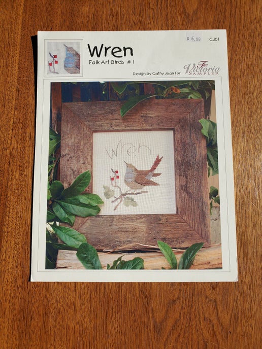 The Victoria Sampler - Wren (with embellishment pack)