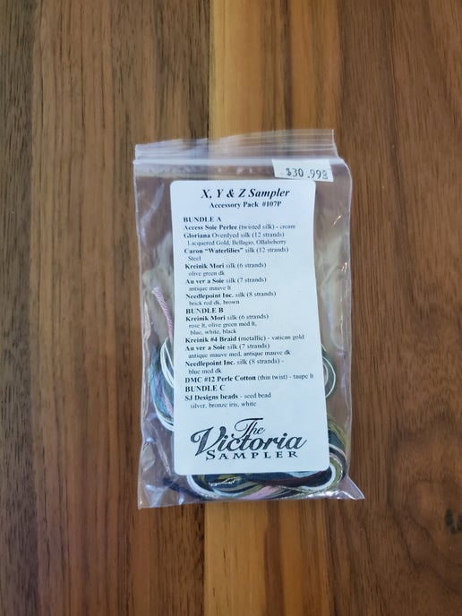 The Victoria Sampler - X, Y & Z Sampler Embellishment pack
