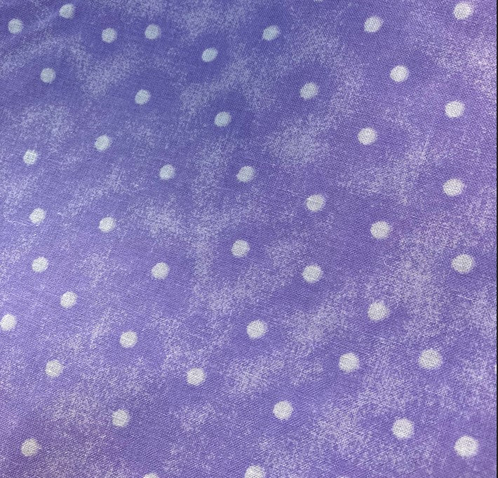 EoB 35" - Wide Backing Purple Dots