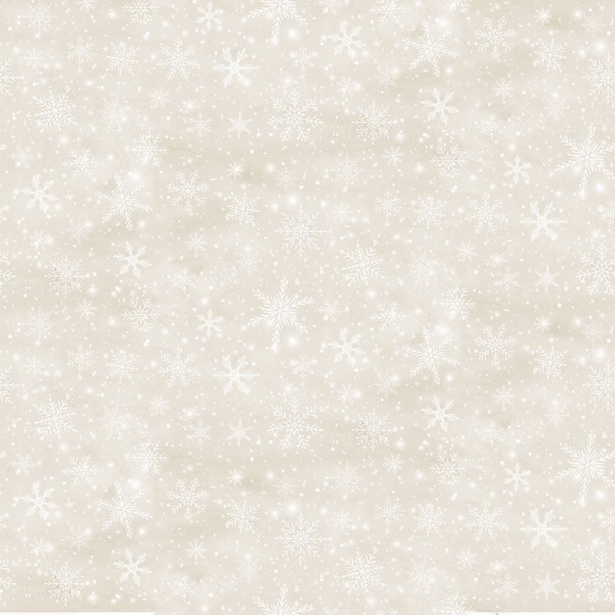 FQ Winter Wonderland Snowflakes Natural