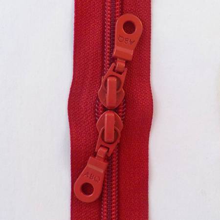 30in Zipper True Red Double Pull - ABQZ-110-30A