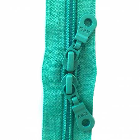 30in Zipper Turquoise Double Pull - ABQZ-219-30A