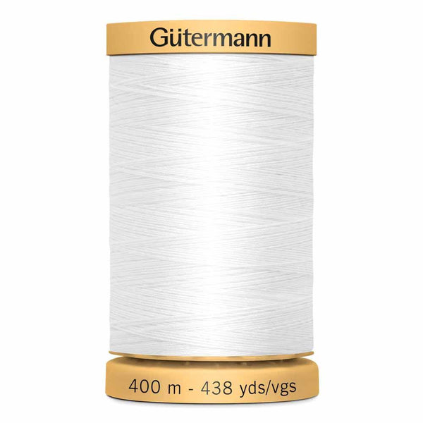 Gutermann - Cotton Thread 50wt 800m - White – Pearls and Clovers