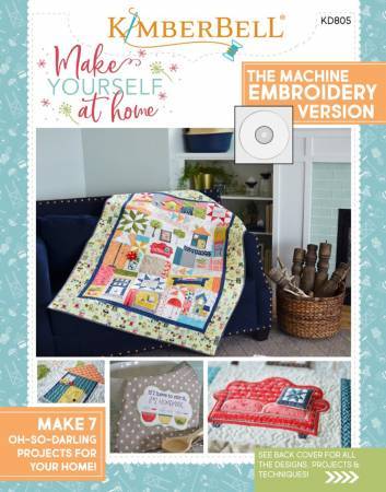 Make Yourself At Home Machine Embroidery CD - KD805