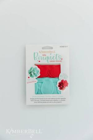 Mini Bouquet White Red & Teal - KDKB1211