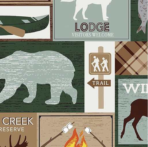 Moose Creek Lodge Boxes Brown - 12917-72