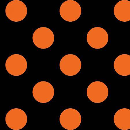 Black/Orange Dots - 8216M-JO