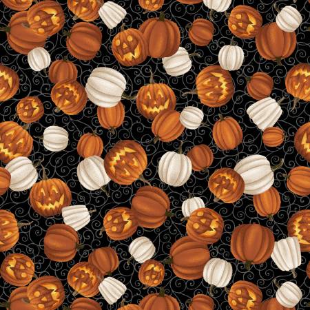Black Tossed Pumpkins - 6405S-93
