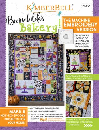 Broomhildas Bakery Machine Embroidery CD - KD804