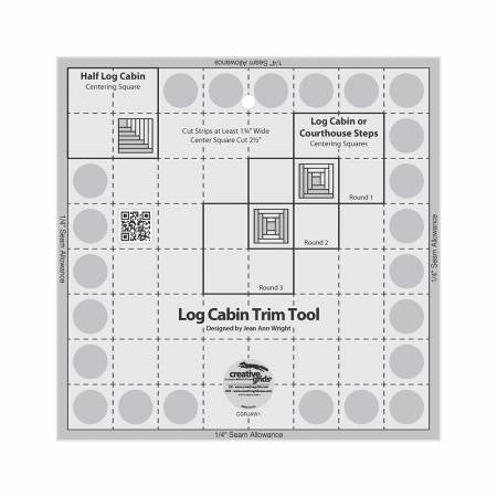 Creative Grids 8" Log Cabin Trim Tool - CGRJAW1