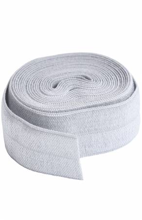 Fold-over Elastic 3/4in x 2yd Pewter - SUP211-2-PWR