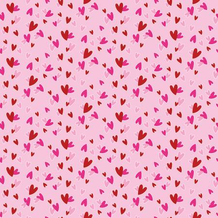 Gnomes In Love Hearts Pink - C11312R