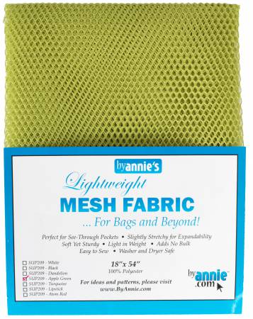 Mesh Lite Weight Apple Green 18in x 54in - SUP209-APGR