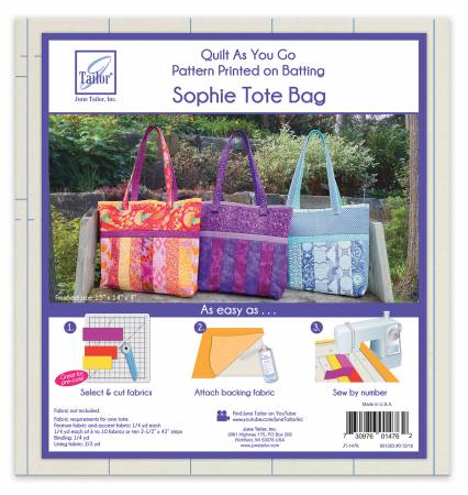 Quilt As You Go Tote Sophie Bag - JT-1476