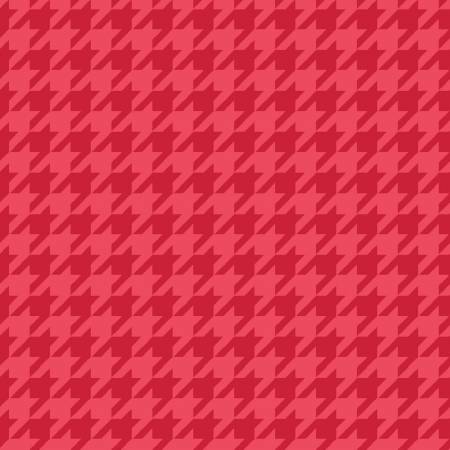 KB - Red Tonal Houndstooth - 8206M-RR