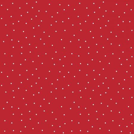 FQ Red/White Tiny Dots - MAS8210-R2