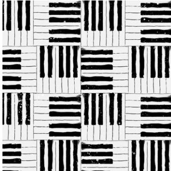 Piano Keys - 17997-WHT