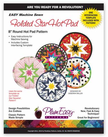 Rounded Folded Star Hot Pad - PEP101