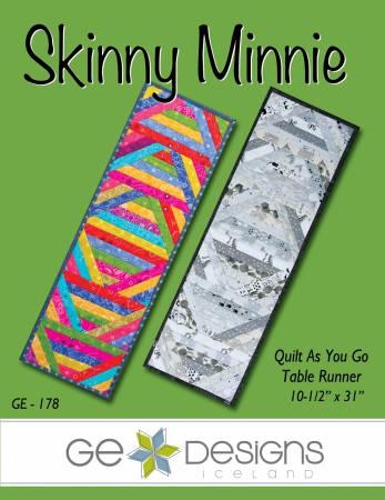 Skinny Minnie Table Runner Quilt as you Go - GE178