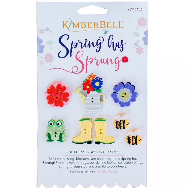 Spring Has Sprung Buttons - KDKB186