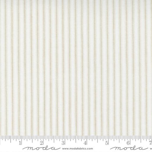 FQ Classic Ticking Stripes Linen White - 518755-11